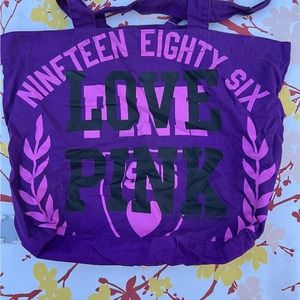 PINK Victoria Secret Cavas Tote Bag
